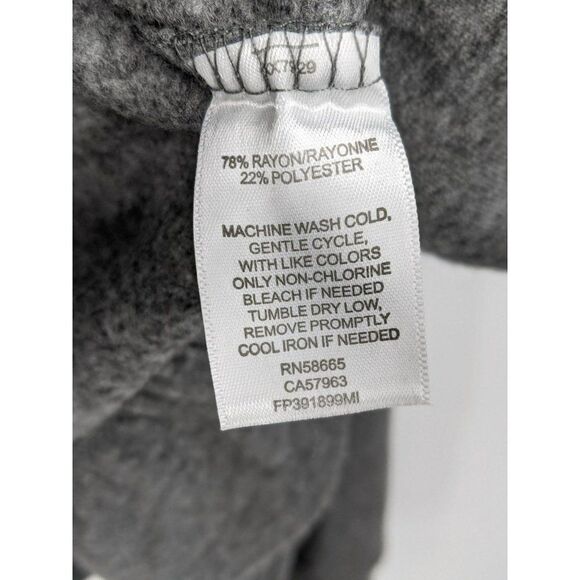 Free Press top women extra small Free Press Flirty Fleece Ruffle Hoodie Gray NWT - Picture 2 of 6